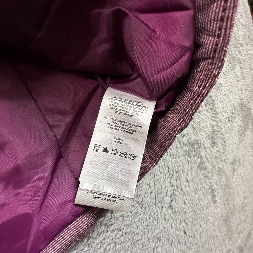 Columbia Women's M Purple Insulated Puffer Vest Sleeveless Zip Mock Neck - Picture 6 of 7